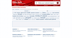 Desktop Screenshot of annuaire-auto.cible-auto.com